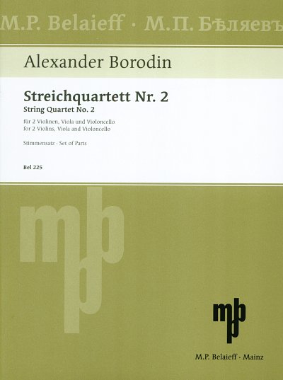 A. Borodin: Streichquartett Nr. 2 D-Dur, 4Str (OStsatz)
