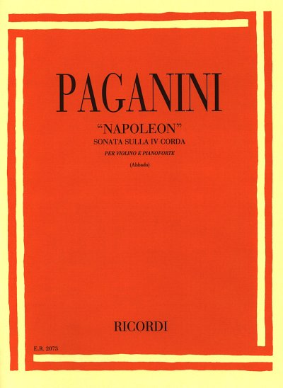 N. Paganini: Napoleon, VlKlav (KlavpaSt)