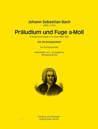J.S. Bach: Prelude and Fugue XX A minor BWV865 (Pa+St)