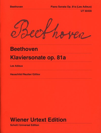 L. v. Beethoven: Klaviersonate (Les Adieux) op. 81a, Klav