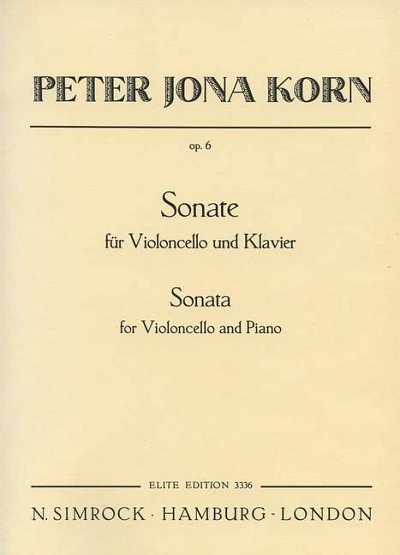 K.P. Jona: Sonate op. 6 , VcKlav
