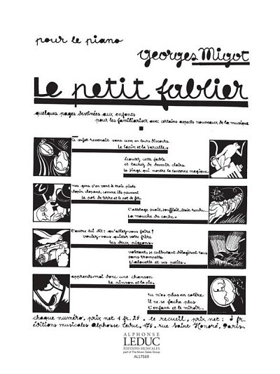 G. Migot: Le Petit Fablier No.1, Klav