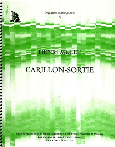 Mulet Henri: Carillon Sortie Organistes Contemporains 5