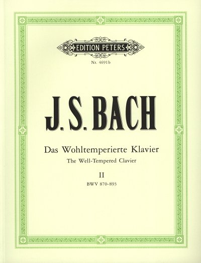 J.S. Bach: Das Wohltemperierte Klavier 2, Klav