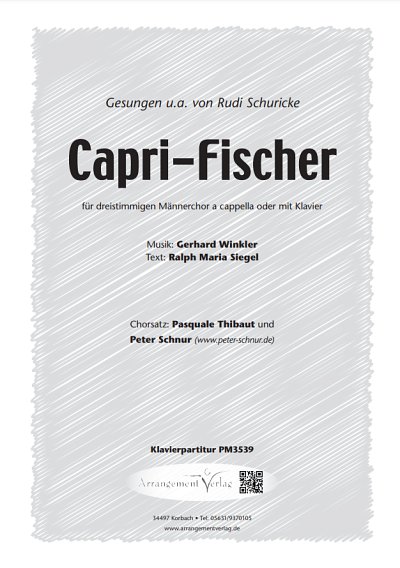 G. Winkler: Capri-Fischer, Mch3Klav (Klavpa)