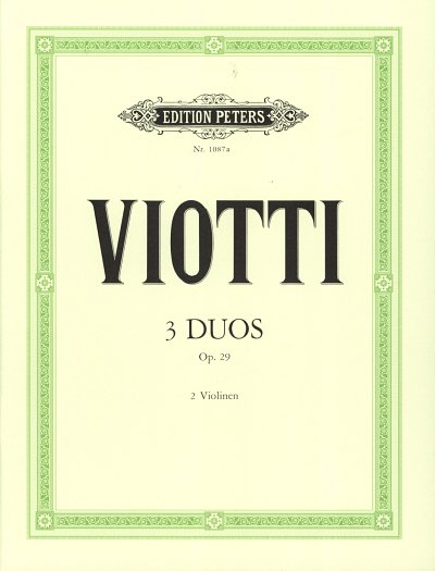 G.B. Viotti: Duette Op 29