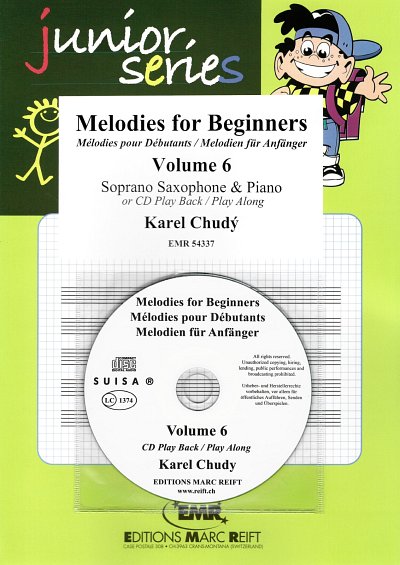 K. Chudy: Melodies for Beginners Volume 6, SsaxKlav (+CD)