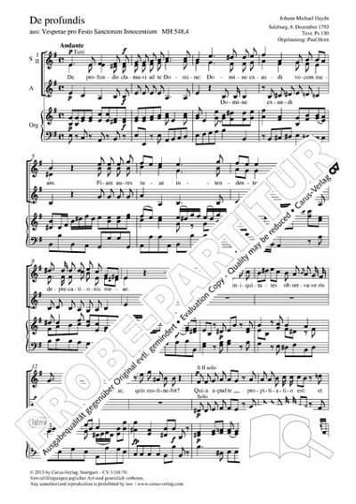 DL: M. Haydn: De profundis e-Moll MH 548,4 (1793, FchOrg (Pa
