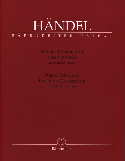 G.F. Händel: Duette, Terzette und Ensembles, 2-4GesKlav (KA)