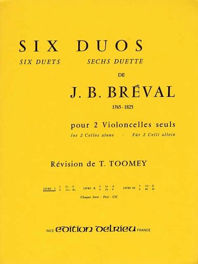J.-B. Bréval: Six Duos 1, 2Vc (Sppa)