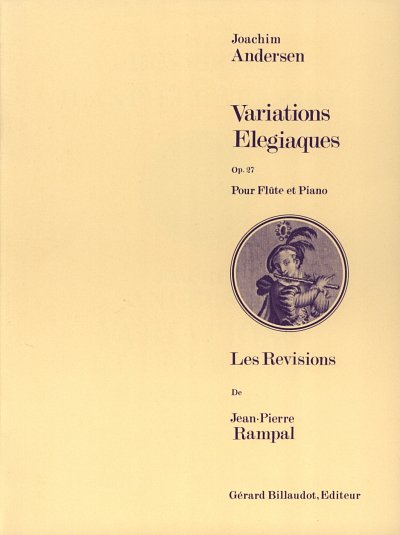 J. Andersen: Variations Elegiaques Op.27, FlKlav (KlavpaSt)