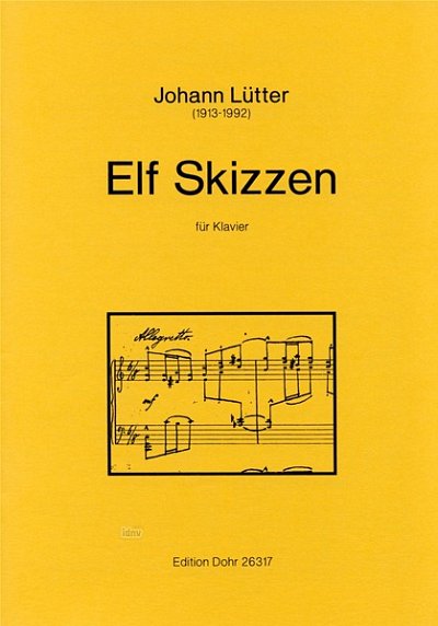 J. Lütter: Elf Skizzen, Klav (Part.)