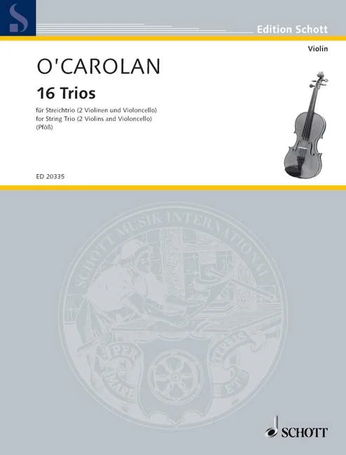 DL: T. O'Carolan: 16 Trios, 2VlVa/Vc (Sppa) (0)