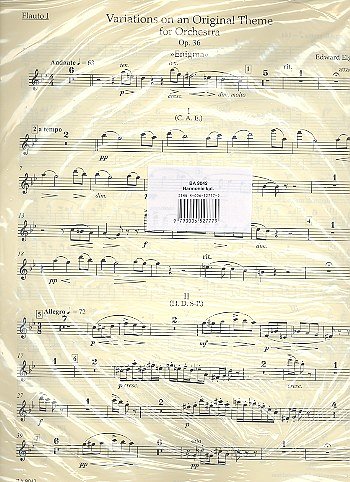 E. Elgar: Variations on an Original Theme op. , Sinfo (HARM)