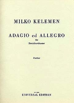 M. Kelemen: Adagio und Allegro  (Part.)