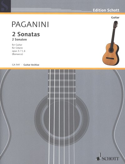 N. Paganini: 2 Sonatas op. 3/1 und 6 , Git