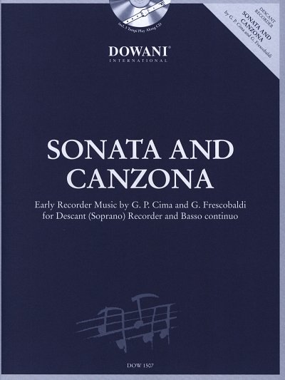 G.P. Cima: Sonata and Canzona, SbflBc (+CD)