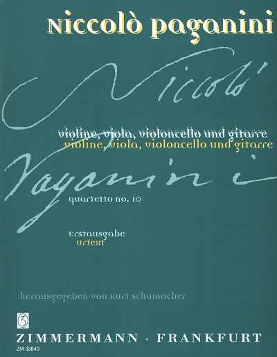 N. Paganini: Quartetto 10 A-Dur
