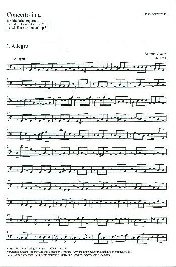 A. Vivaldi: Concerto in a RV 356, 4Bfl (Bblf)