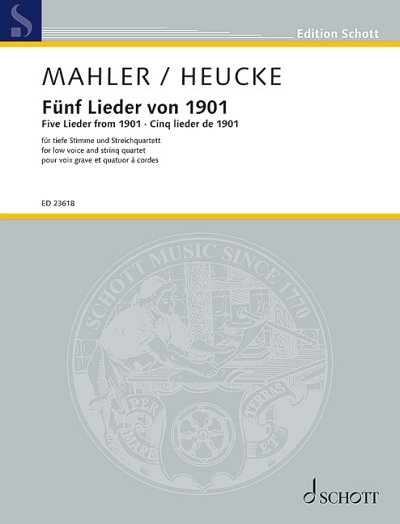 G. Mahler: Fünf Lieder von 1901