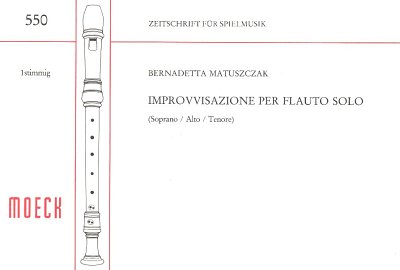 M. Bernadetta: Improvvisazione per flauto solo, Blfl