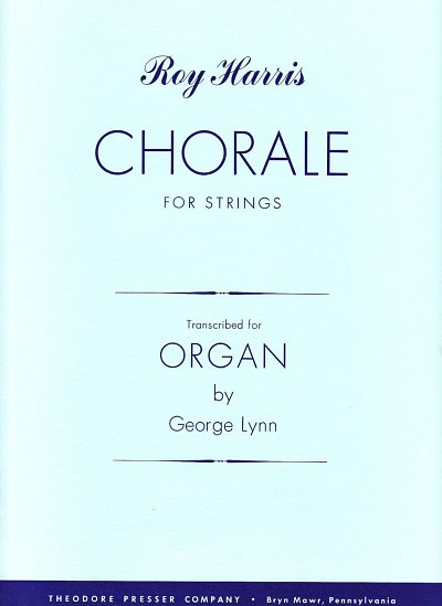 R. Harris: Chorale for Strings, Org
