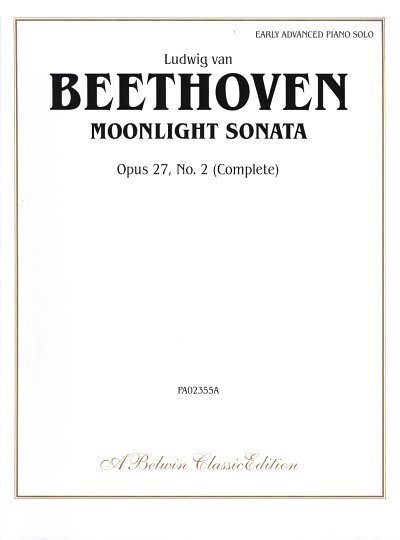L. v. Beethoven: Sonate 14 Cis-Moll Op 27/2 (Mondscheinsonat