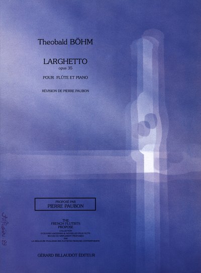 T. Böhm: Larghetto Opus 35, FlKlav (KlavpaSt)