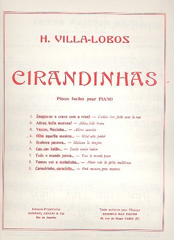 H. Villa-Lobos: Villa-Lobos Cirandinhas N 4 Piano (Olh, Klav
