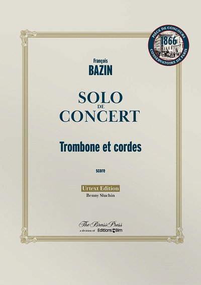 F. Bazin: Solo de Concert, PosStr (Part.)