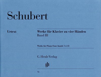 F. Schubert: Werke für Klavier zu vier Händen Vol. 3, Klav4m