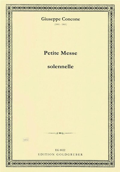 G. Concone: Petite Messe solennelle, 2GesOrg (Orgpa)