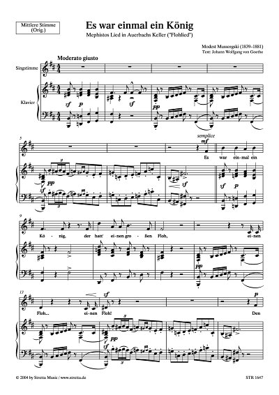 DL: M. Mussorgski: Es war einmal ein Koenig Mephistos Lied i