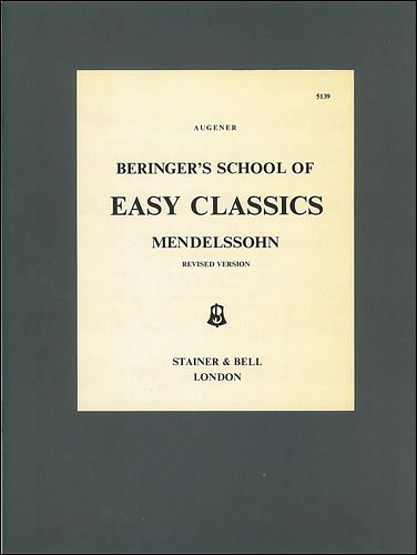 F. Mendelssohn Barth: Beringer's School of Early Class, Klav
