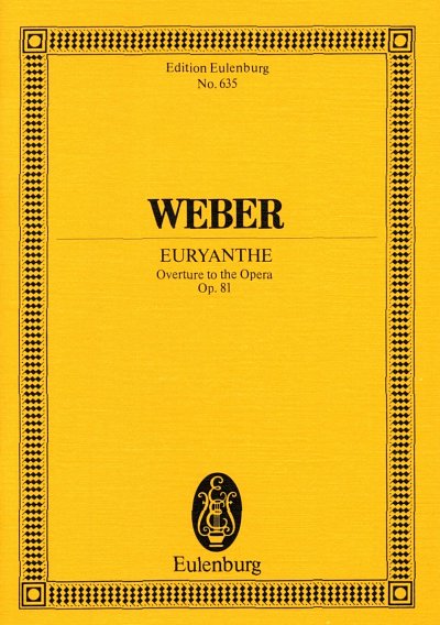 C.M. von Weber: Euryanthe - Ouvertüre, Sinfo (Stp)