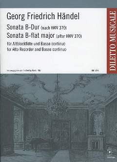 G.F. Haendel: Sonate B-Dur Nach Hwv 370