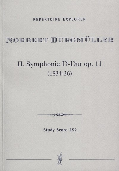 Burgmüller, N.: Sinfonie D-Dur Nr.2 op.11, Sinfo (Stp)