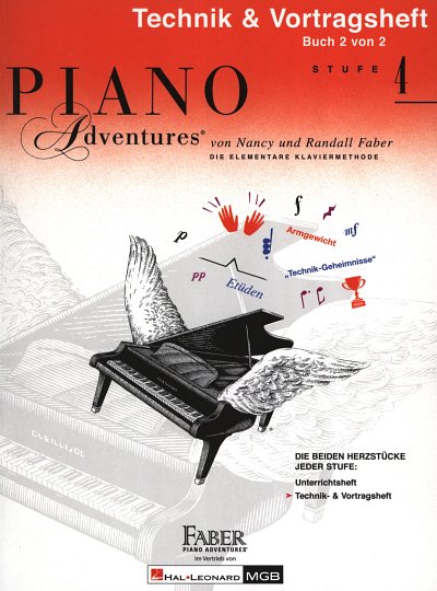 N. Faber: Piano Adventures 4 - Technik- + Vortragsheft, Klav