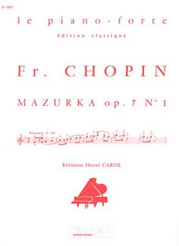F. Chopin: Mazurka Op.7 n°1, Klav