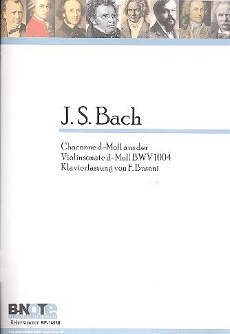 J.S. Bach et al.: Chaconne aus der 2. Violinsuite BWV 1004 (Arr. Klavier)