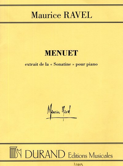 M. Ravel: Menuett, Klav