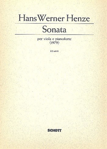 H.W. Henze: Sonata , VaKlv