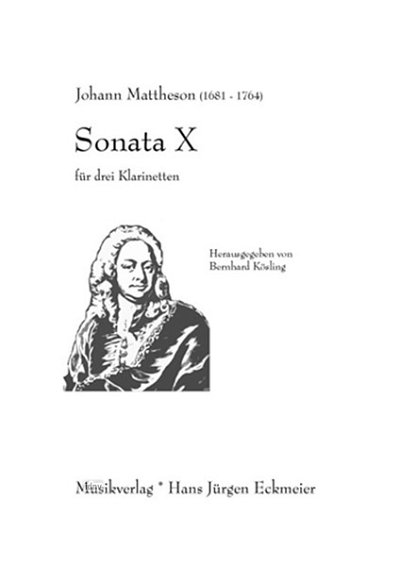 M.J. (1681-1764): Mattheson, Johann (1681-1764., 3 Klarinett