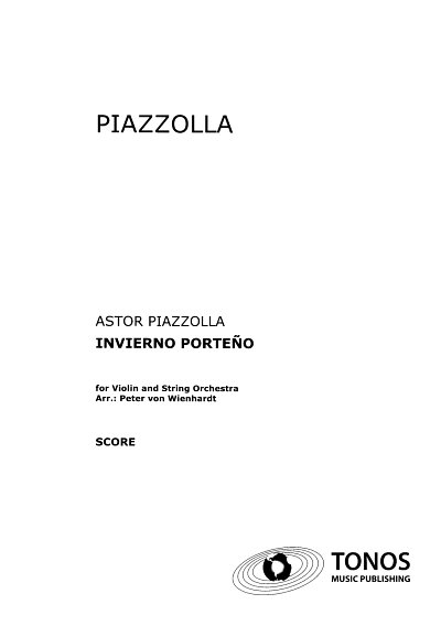 A. Piazzolla: Invierno porteño, VlStro (Part.)
