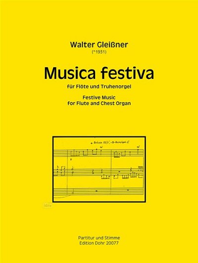 W. Gleißner: Musica festiva, FlOrg (OrpaSt)