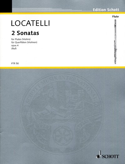 P.A. Locatelli: 2 Sonatas op. 4/4 + 5 , 2Fl/Vl (Sppa)