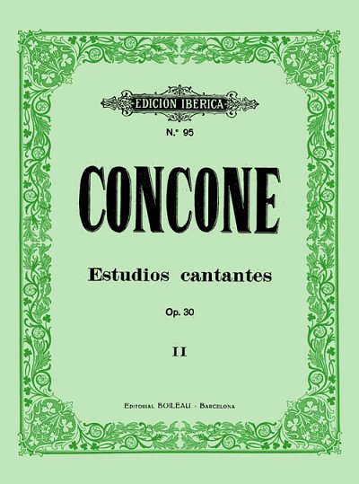 G. Concone: 20 Estudios cantantes 2 op. 30, Klav