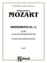 DL: W.A. Mozart: Divertimento No. 11, K. 251