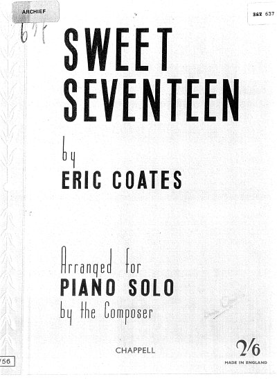 E. Coates: Sweet Seventeen