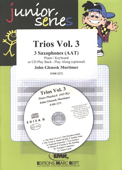 J.G. Mortimer: Trios Vol. 3, 3Sax (+CD)